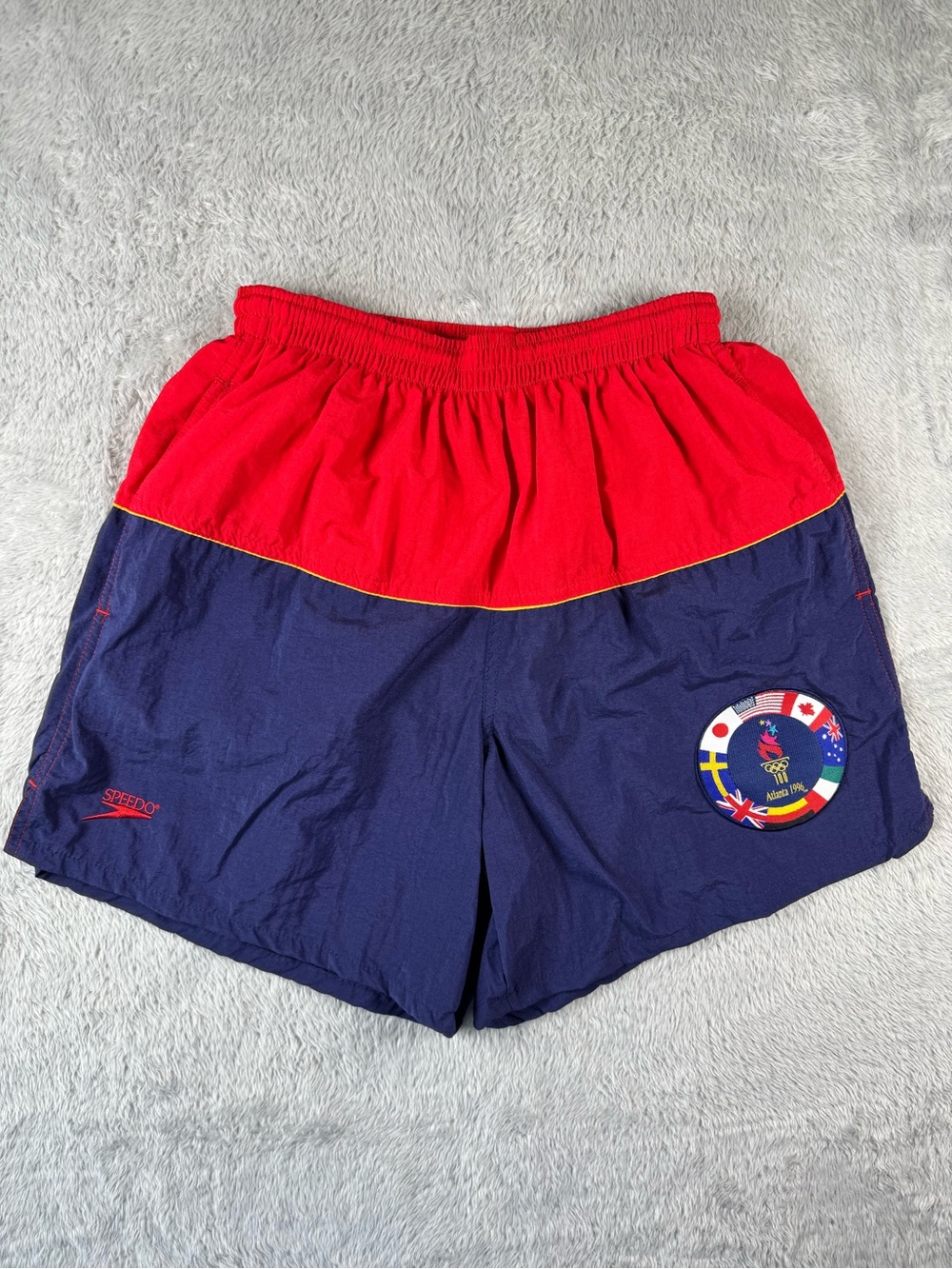 Vintage Speedo Atlanta 1996 Olympic Games Swim Trunks Men’s Small